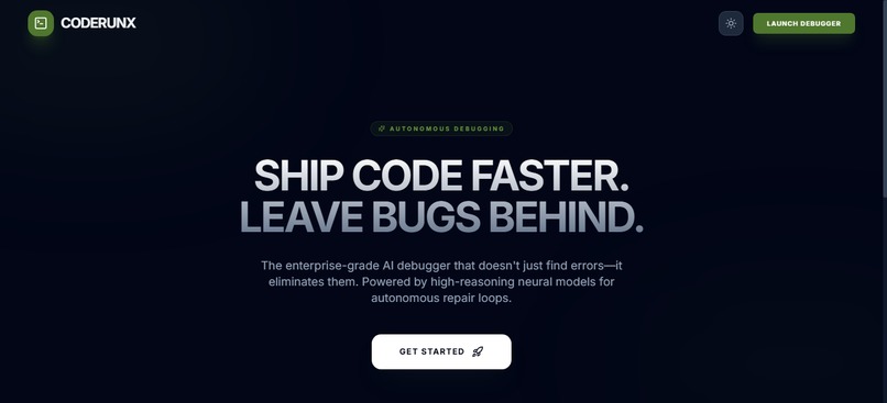 CODERUNX – screenshot 1