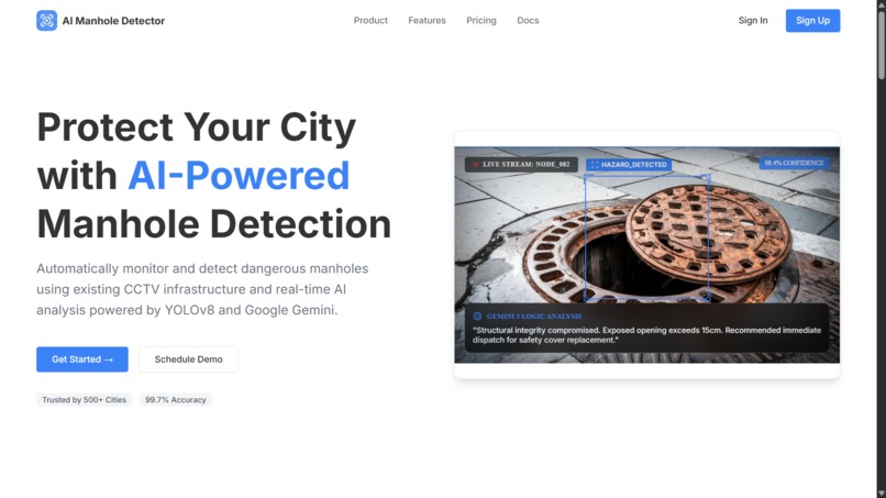 AI Manhole Detector – screenshot 2