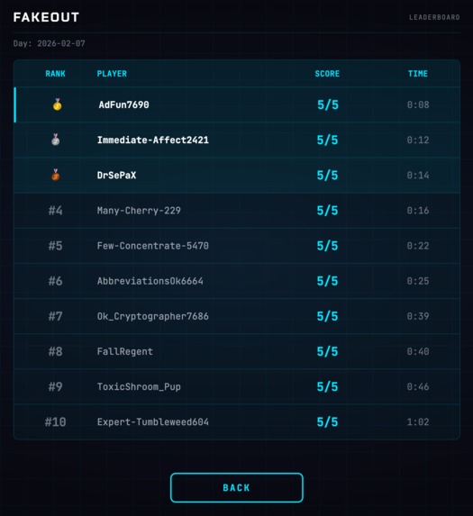 FakeOut – screenshot 5