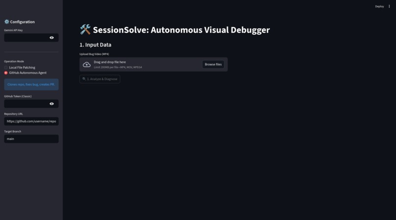 SessionSolve – screenshot 2