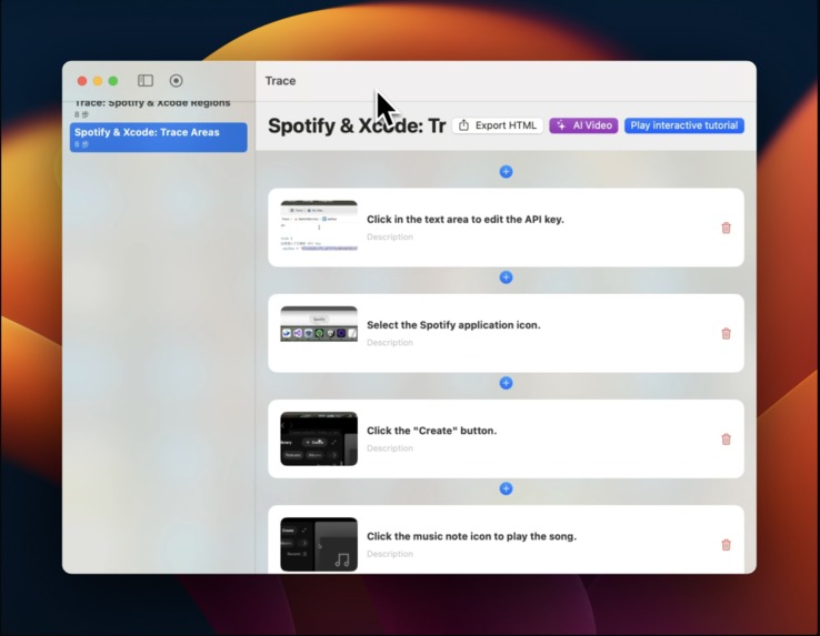 Trace - Workflow-to-Tutorial AI Tool – screenshot 2