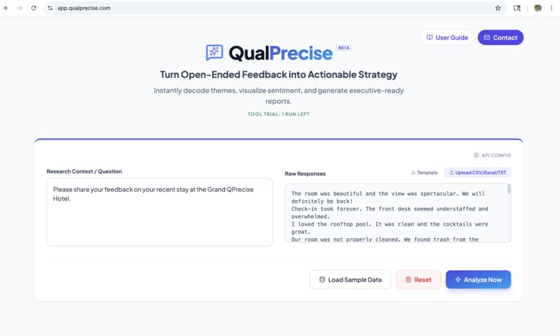QualPrecise – screenshot 1