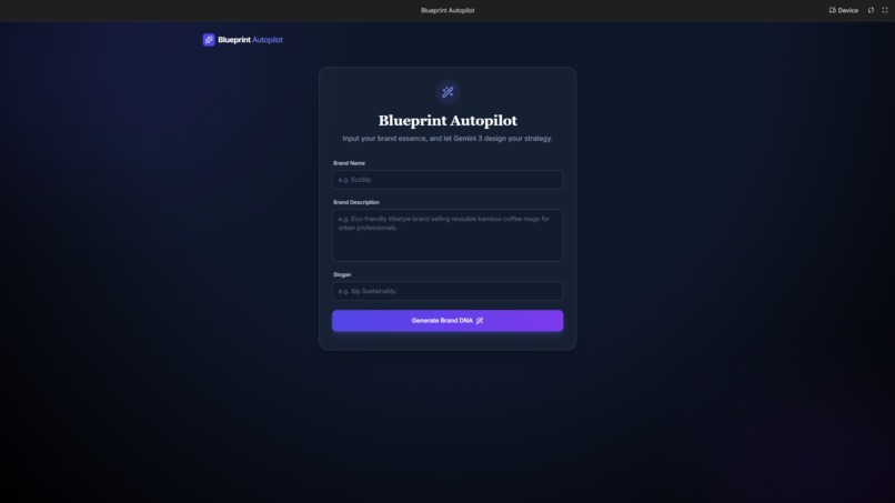 Blueprint Autopilot – screenshot 1