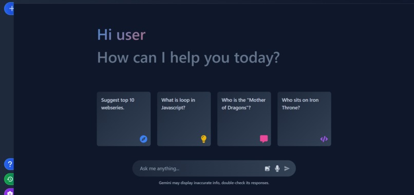 Gemini agents – screenshot 2