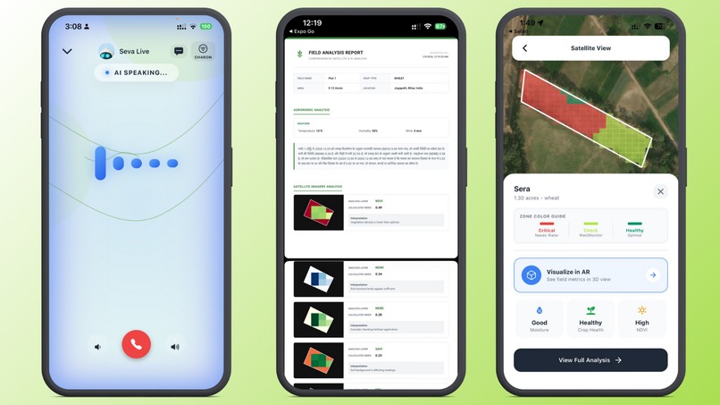 Fasal Seva: Gemini 3 Native Audio & Satellite AI – screenshot 3