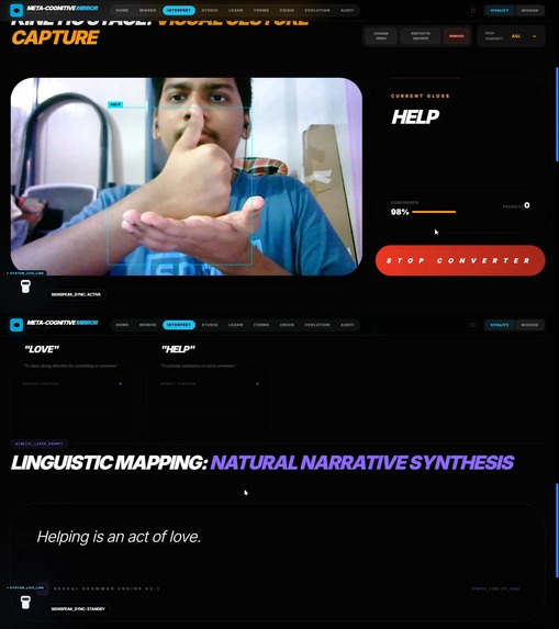 Meta-Cognitive SignBridge  – screenshot 7
