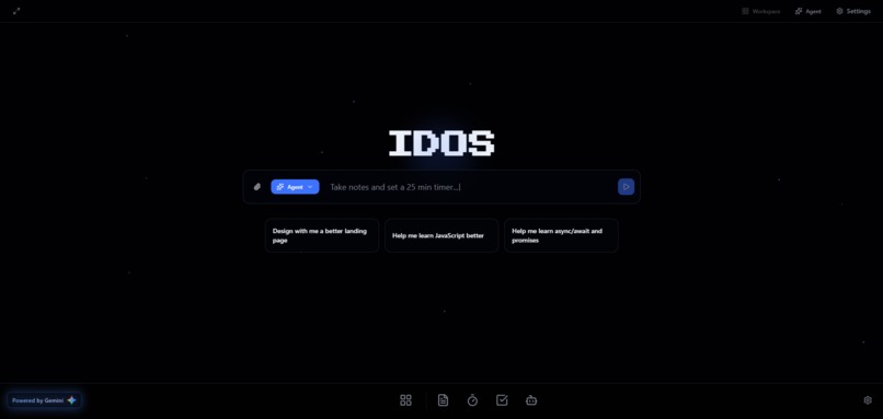 IDOS – screenshot 1