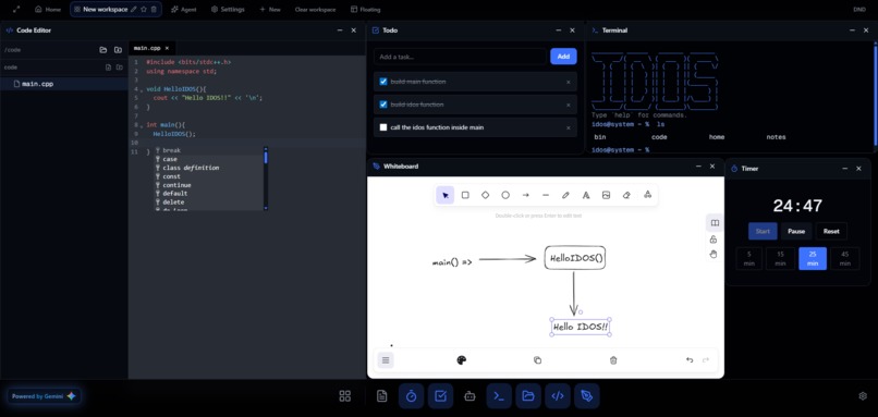 IDOS – screenshot 3