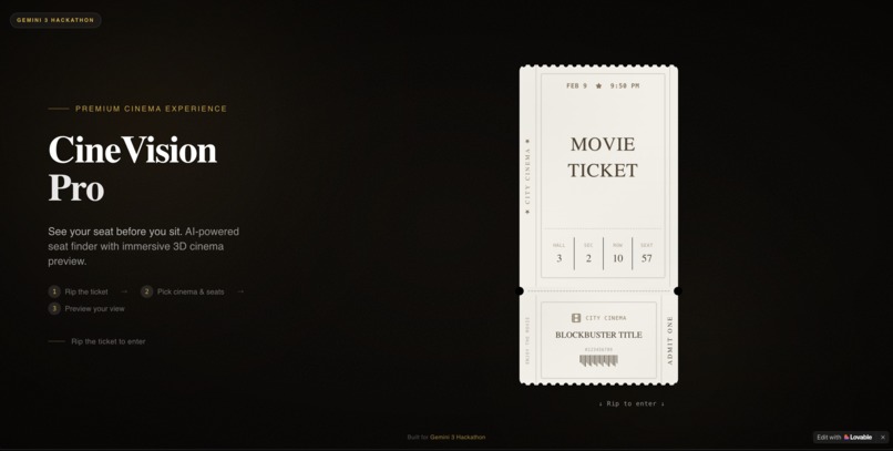 CineVision – screenshot 1