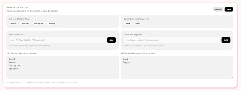 Mosaic: Piece together your life – screenshot 4