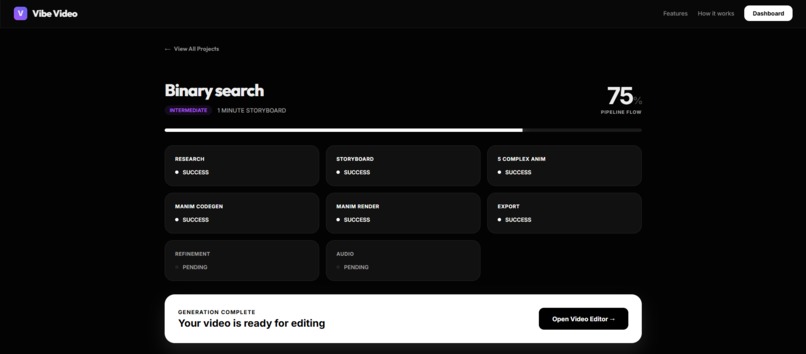 vibe video – screenshot 2