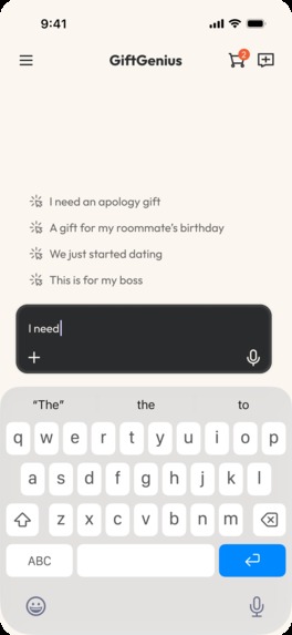 GiftGenius – screenshot 2