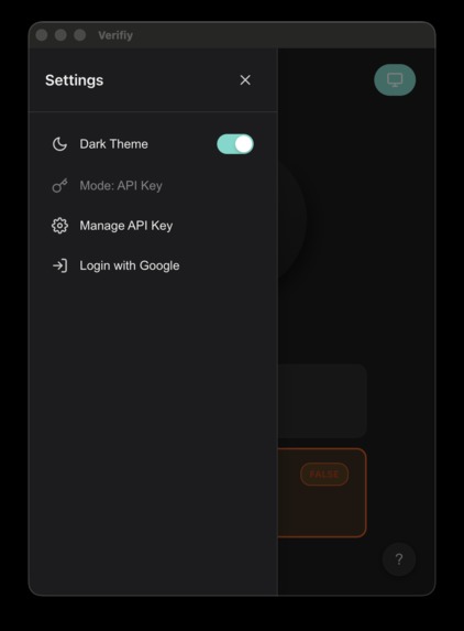 Verify – screenshot 4
