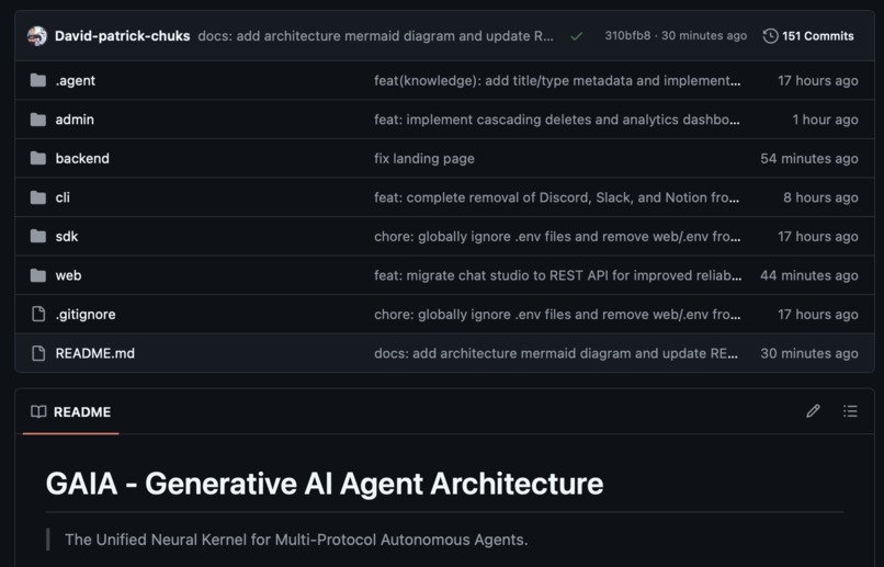 GAIA (Generative AI Agent Architecture) – screenshot 2
