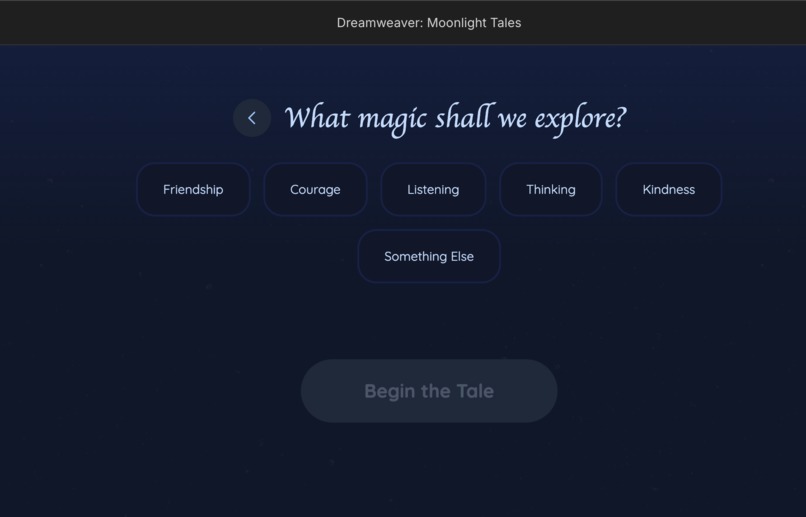 Dreamweaver: Moonlight Tales – screenshot 1