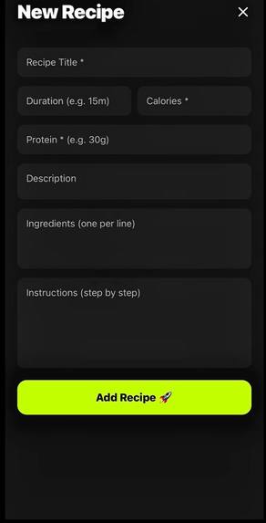 GymMeals - Performance Architected – screenshot 12