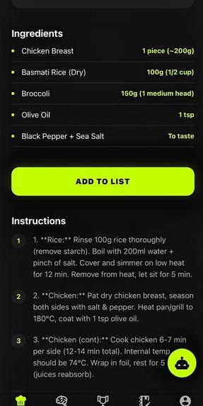 GymMeals - Performance Architected – screenshot 4