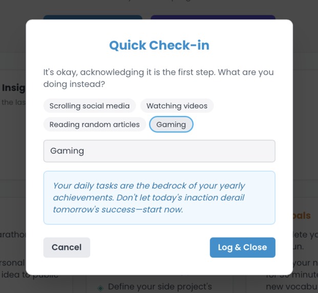 Momentum: Your Personal AI Anti-Procrastination Coach – screenshot 3