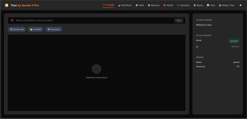 TITAN – screenshot 1