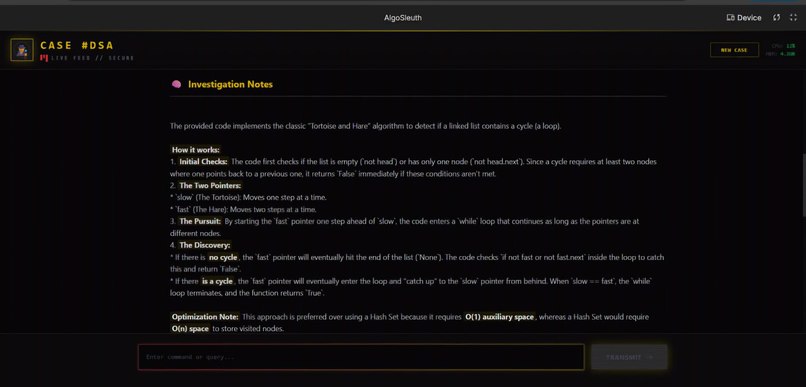AlgoSleuth – screenshot 9