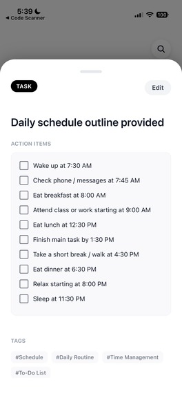 Cognitive inbox – screenshot 2