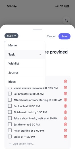 Cognitive inbox – screenshot 5