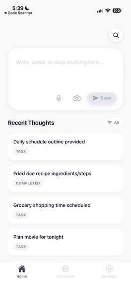 Cognitive inbox – screenshot 1