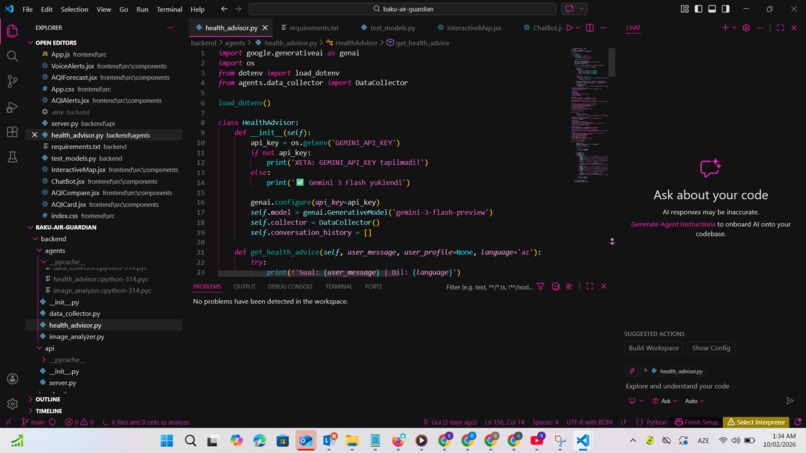 Baku Air Guardian - Gemini Vision AQI Analyzer – screenshot 4