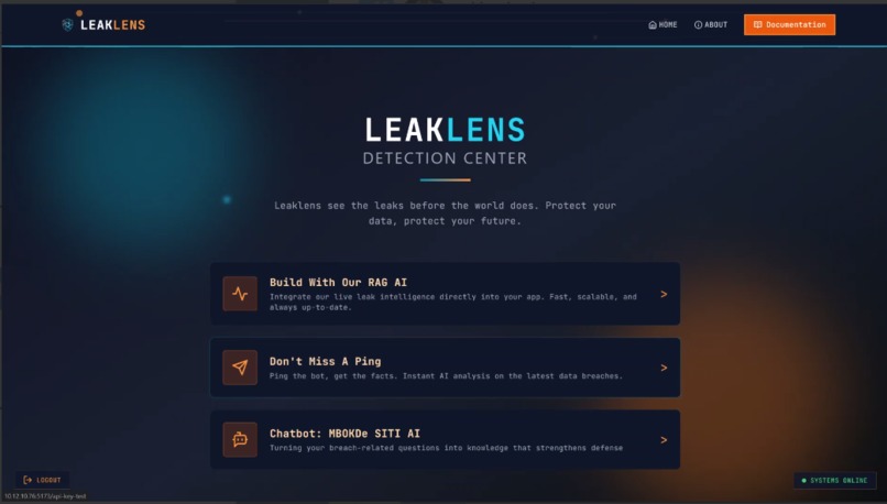LEAKLENS – screenshot 1