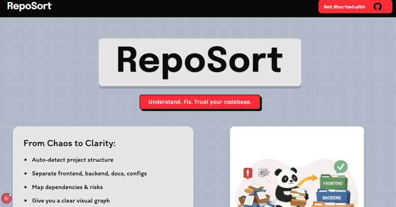 RepoSort – screenshot 1