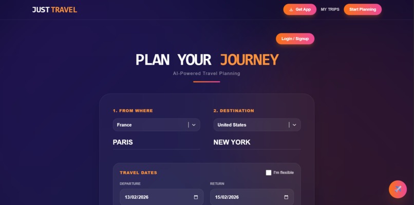Just Travel – screenshot 2