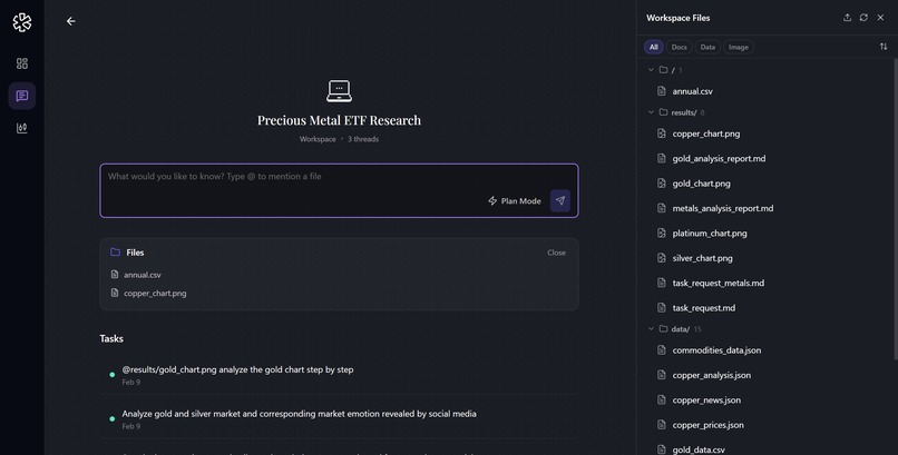 LangAlpha – screenshot 2