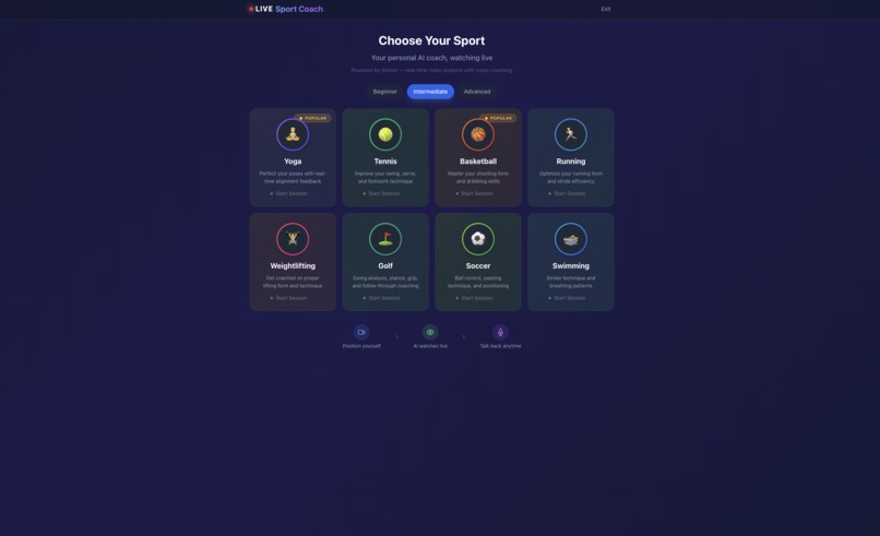 LIVE Sport Coach – screenshot 1