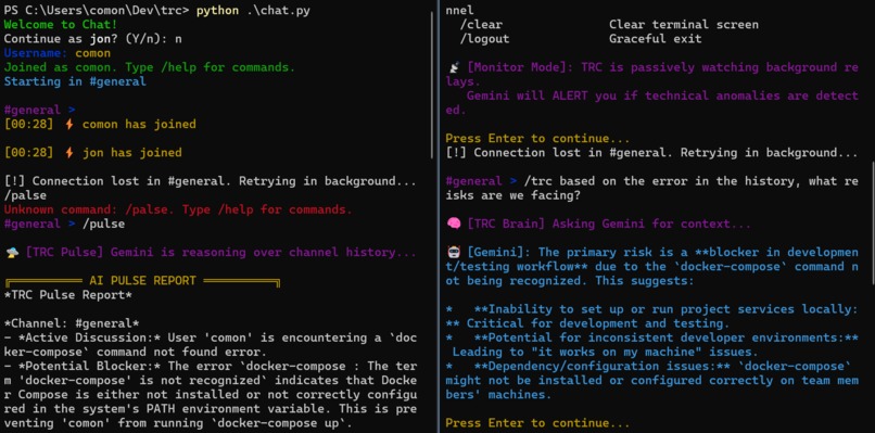 TRC (Terminal Relay Controller) – screenshot 1