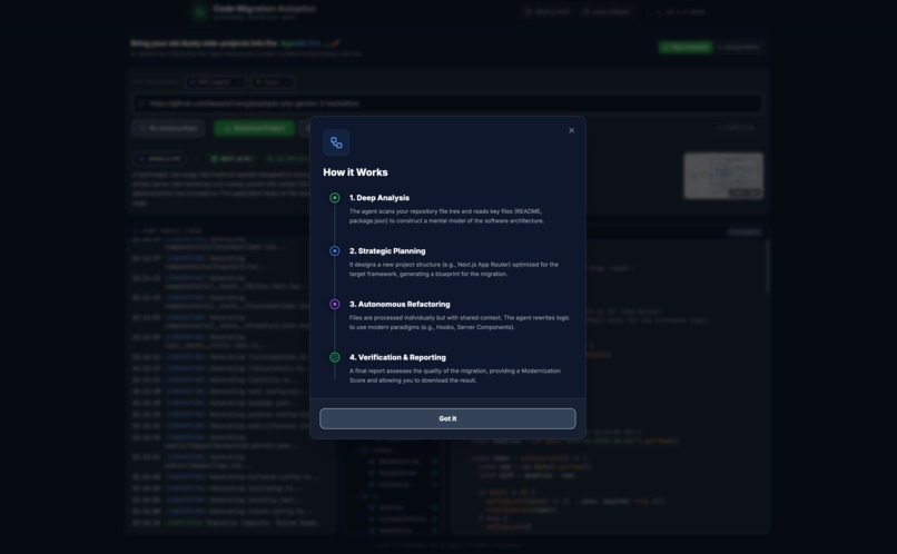 Code Migration Autopilot – screenshot 4