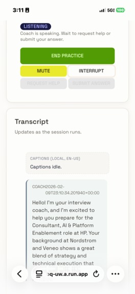 PrepTalk – screenshot 2