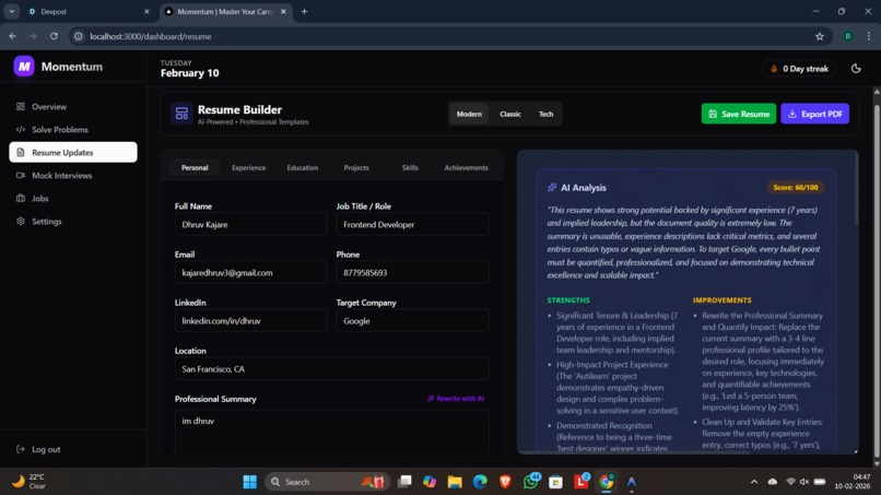 Momentum – screenshot 6