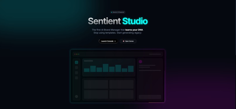 Sentient Studio – screenshot 1