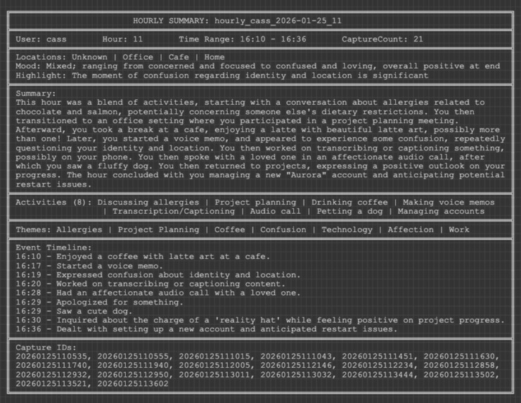 OurLife : A Second Brain for Those Who Need It Most – screenshot 3