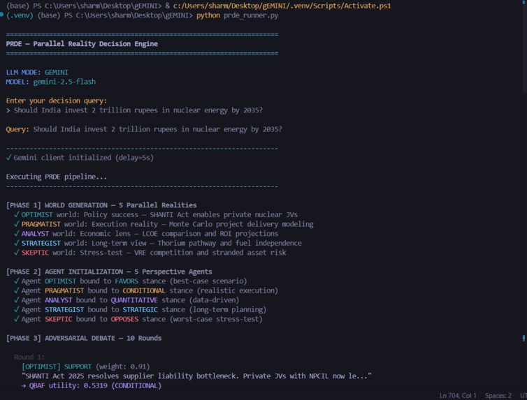 PRDE - Parallel Reality Decision Engine – screenshot 10