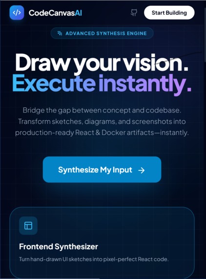 CodeCanvas AI – screenshot 1