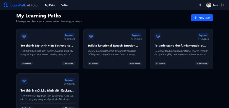 CogniPath: The Adaptive AI Tutor – screenshot 3