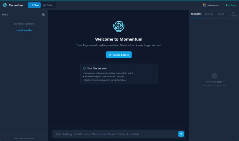 Momentum – screenshot 2