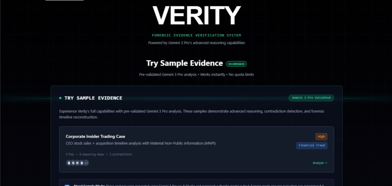 Verity – screenshot 1