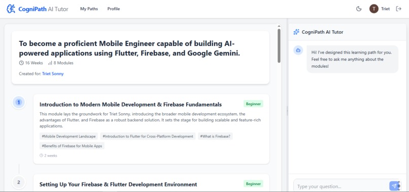 CogniPath: The Adaptive AI Tutor – screenshot 6