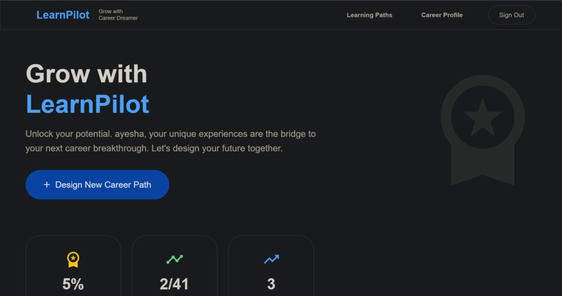 LearnPilot – screenshot 2