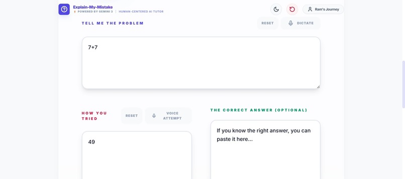 Explain My Mistake – screenshot 3