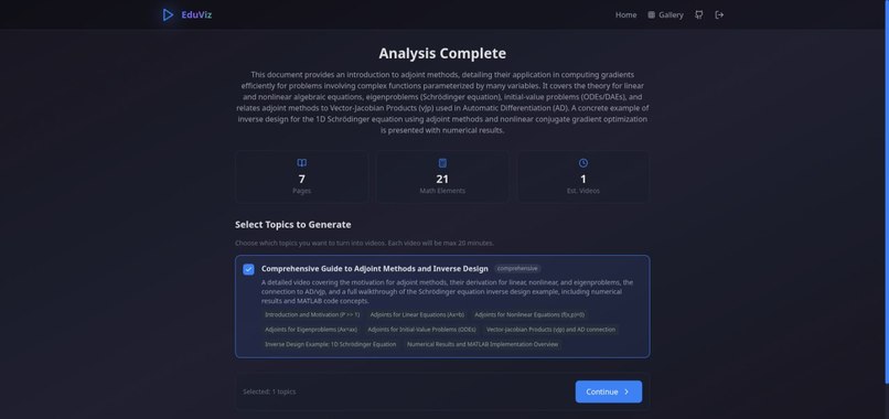 EduViz – screenshot 2