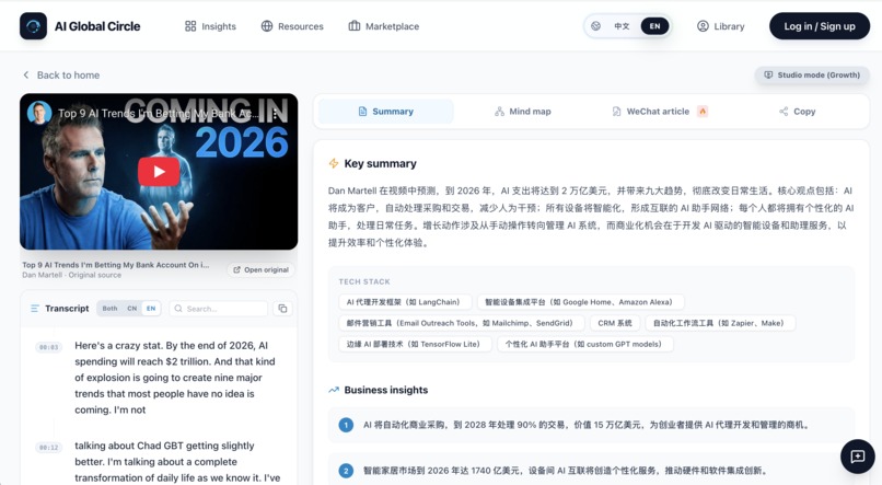 AI Global Intel Agent (Powered by Gemini) – screenshot 2