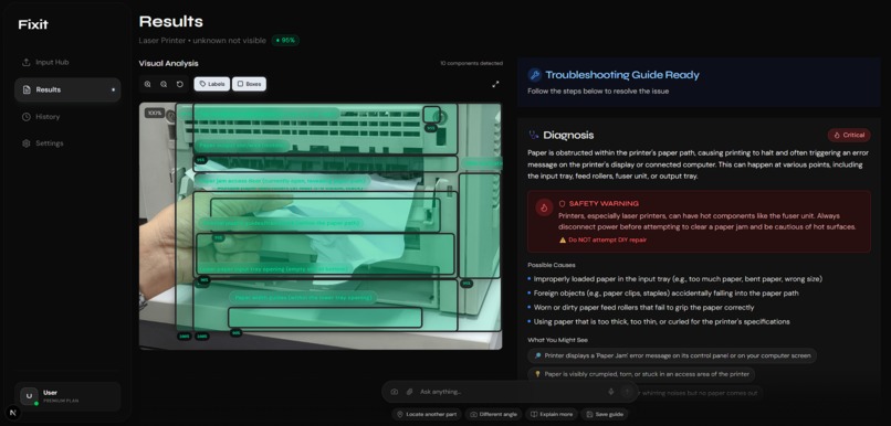 FixIt AI: Multi-Agent Visual Troubleshooting Orchestrator – screenshot 3